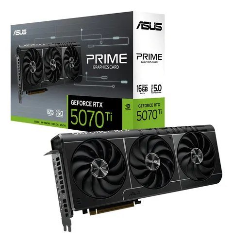 😱 Placa De Vídeo Asus Geforce Rtx 5070 Ti Prime Oc 16gb Gddr7