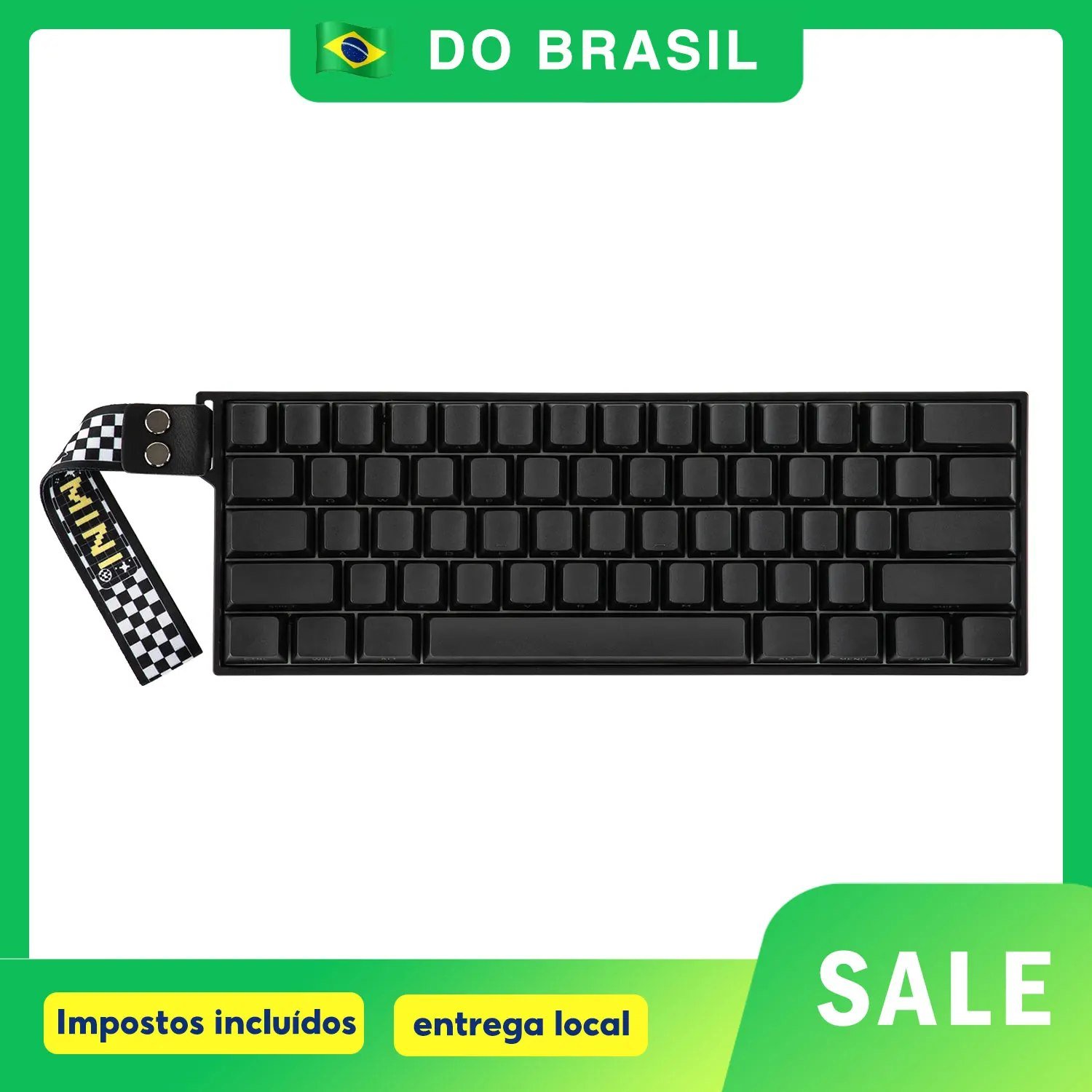 😱 Teclado Magnetico Sem Fio Aula Mini60 Pro, Rt 0.01Mm, 2.4Ghz, Rgb Tri-Mode