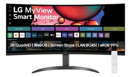 😱 Monitor LG UltraWide Streaming 34" Curvo WQHD com webOS