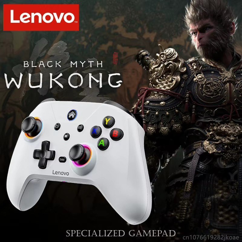 😱 Lenovo s02 controlador para interruptor joystick gamepad dupla vibração sem fio bluetooth joypad para playstation pc/ios/android/tv