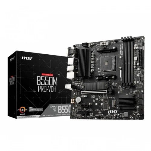😱 Placa Mae Msi B550M Pro Vdh Chipset B550 Amd Am4 Matx Ddr4