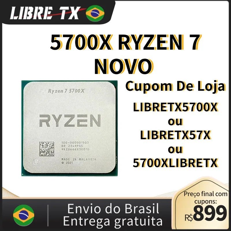 😱 Processador Ryzen 5700x
