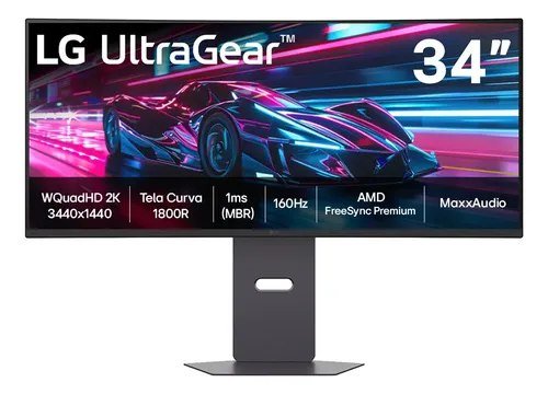 😱 Monitor Gamer LG UltraGear Curvo 34G600A-B 34" QuadHD 2K