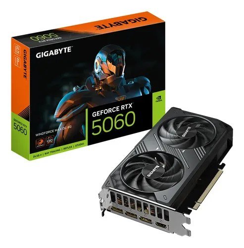 😱 Placa De Vídeo Gigabyte Rtx 5060 Windforce Max Oc 8gb Gddr7
