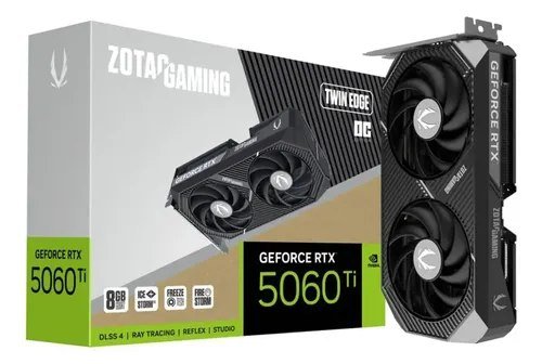 😱 Placa De Vídeo Nvidia Geforce Zotac Gaming Rtx5060ti 8gb Oc