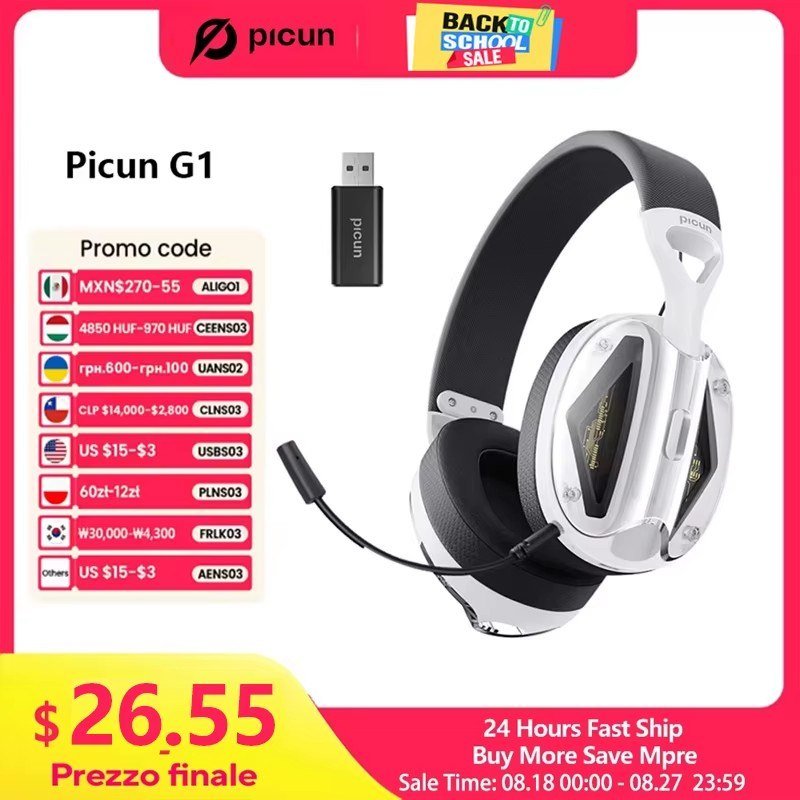 😱 Headset sem fio Picun-G1