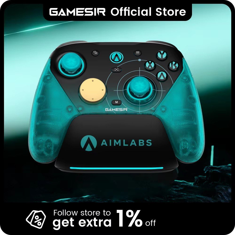 😱 Controle Gamesir G7 Pro 8K Aimlabs Edition Wireless Switch 8000Hz Polling Rate Gamepad, Tmr Gen-2 Joystick Hall Effect Trigger