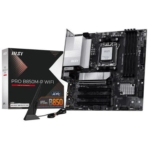😱 Placa Mae Msi Pro B850M P Wifi Chipset B850 Amd Am5 Matx Ddr5