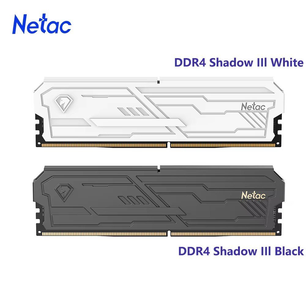 😱 16GB Memória Ram Netac Shadow III DDR4 2x8GB 3200MHz