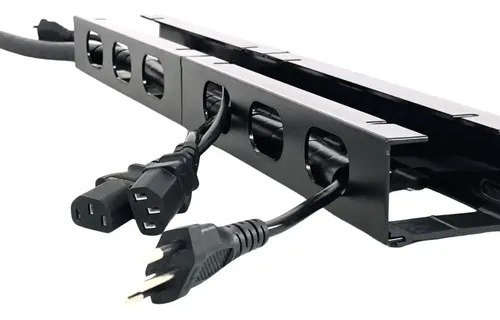 😱 Organizador De Fios E Cabos Baixo Mesa Oculto - 0,5 Mt C/nfe Preto