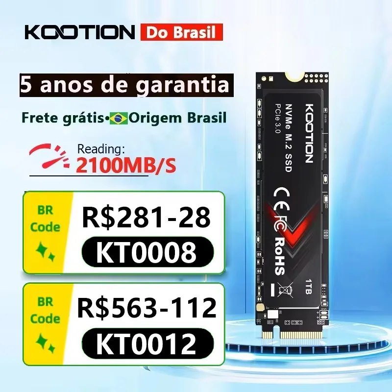 😱 Ssd M.2 Nvme 1Tb Kootion X15 Lite