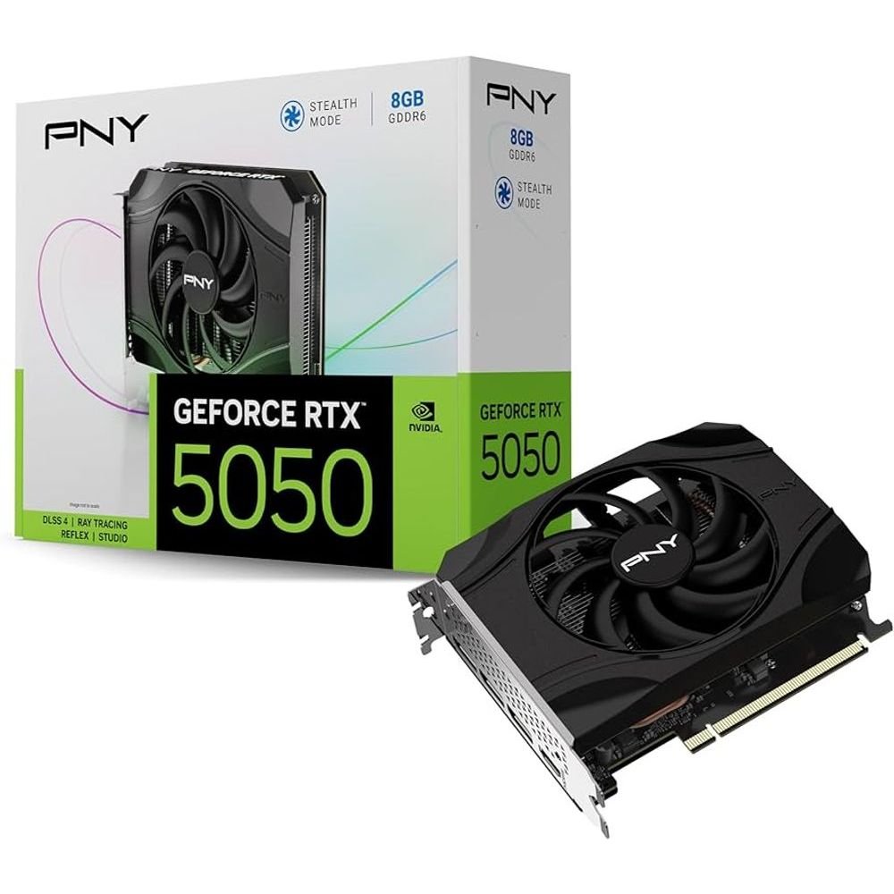 😱 Placa de Video GeForce NVIDIA PNY RTX5050 8GB GDDR6
