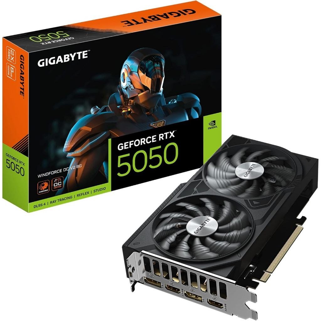 😱 Placa de Vídeo Gigabyte GeForce RTX 5050 WindForce OC V2 8G