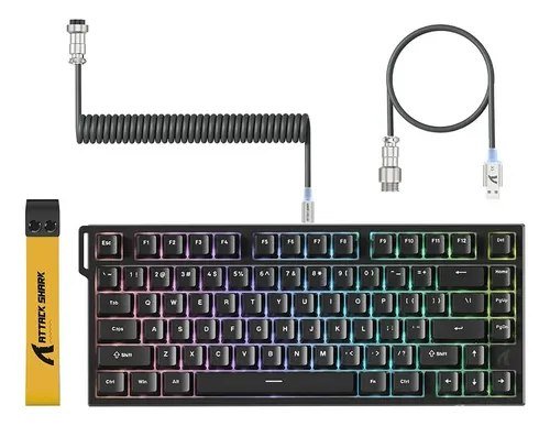 😱 Teclado Mecânico Attack Shark R82he 8000hz Gamer