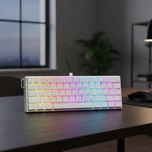 😱 Teclado Mecânico Ajazz Nk61 60% Rgb Com Fio