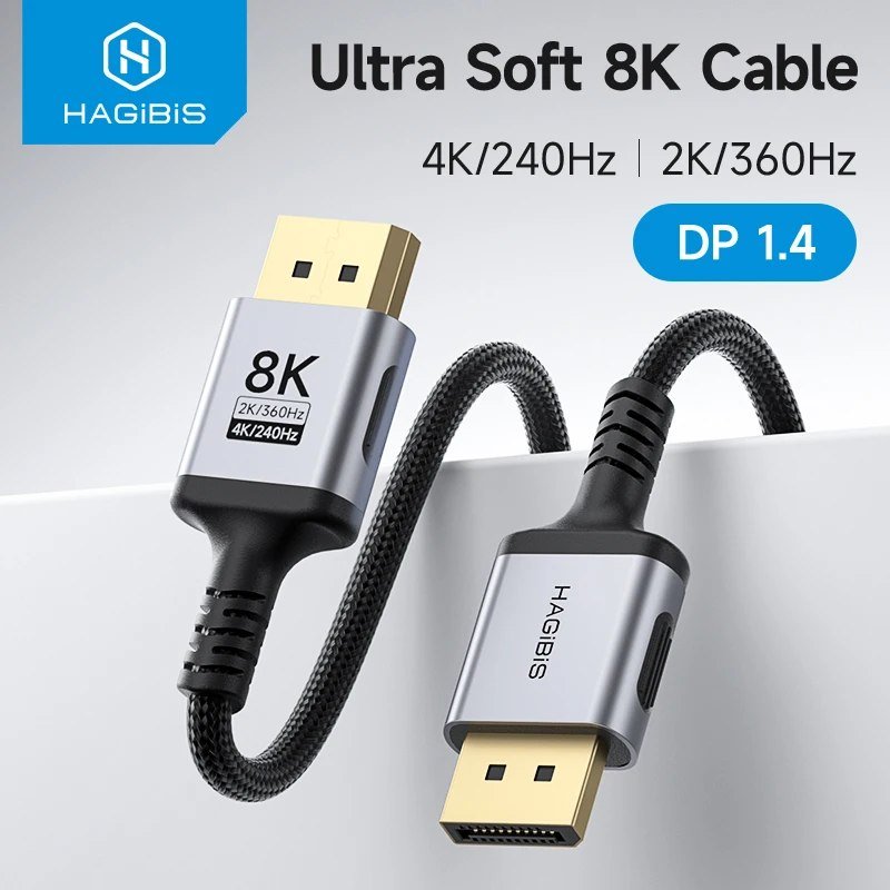😱 Cabo DisplayPort Hagibis 2 metros
