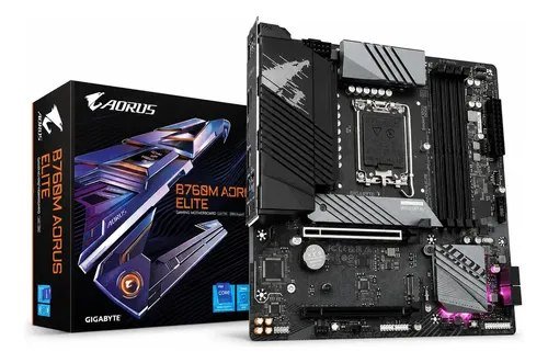 😱 Placa Mãe Gigabyte Intel 1700 B760m Aorus Elite 4x Ddr5