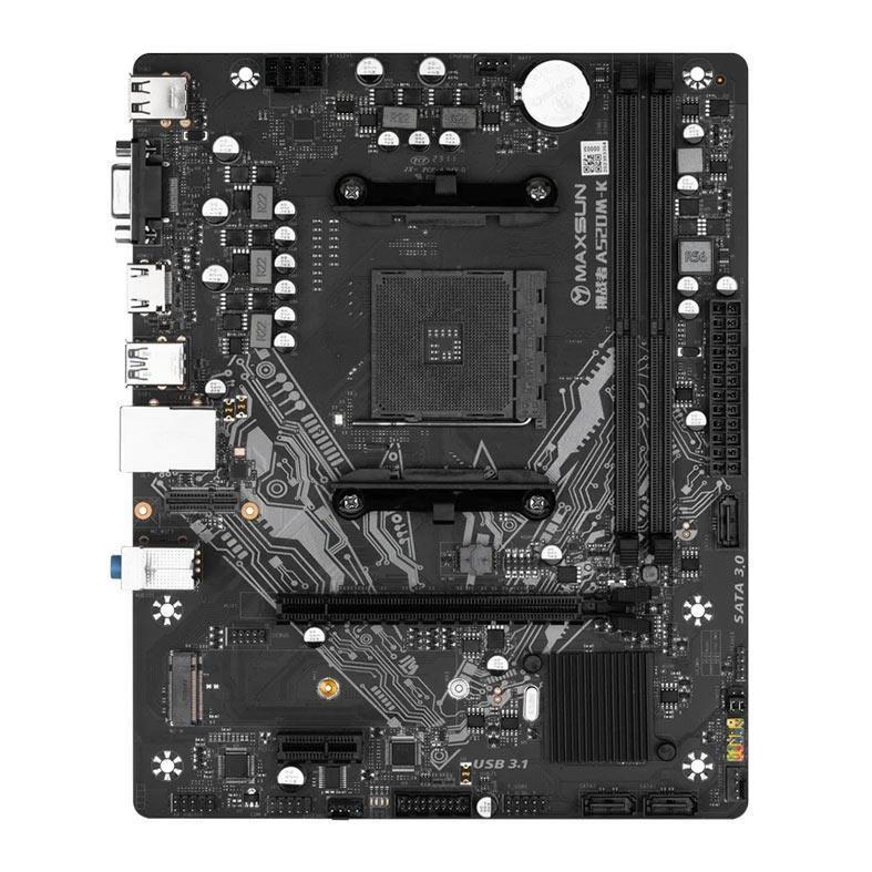 😱 Placa Mae Maxsun Challenger A520M-K DDR4 Socket AMD AM4 M-ATX Chipset AMD A520, MS-CHALLENGER-A520MK