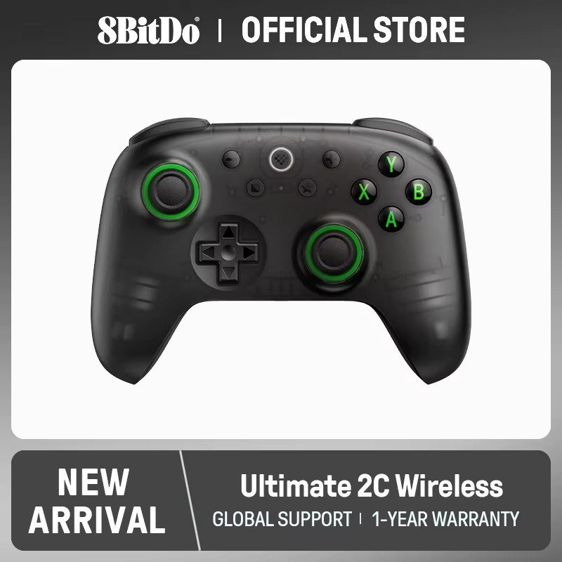 😱 8BitDo - Controlador de jogos sem fio Ultimate 2C para PC
