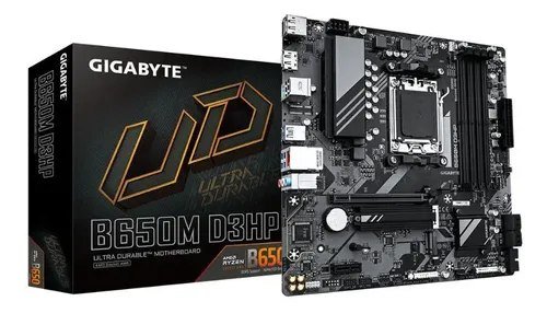 😱 Placa Mãe Gigabyte B650m D3hp - Soquete Am5 - Micro Atx