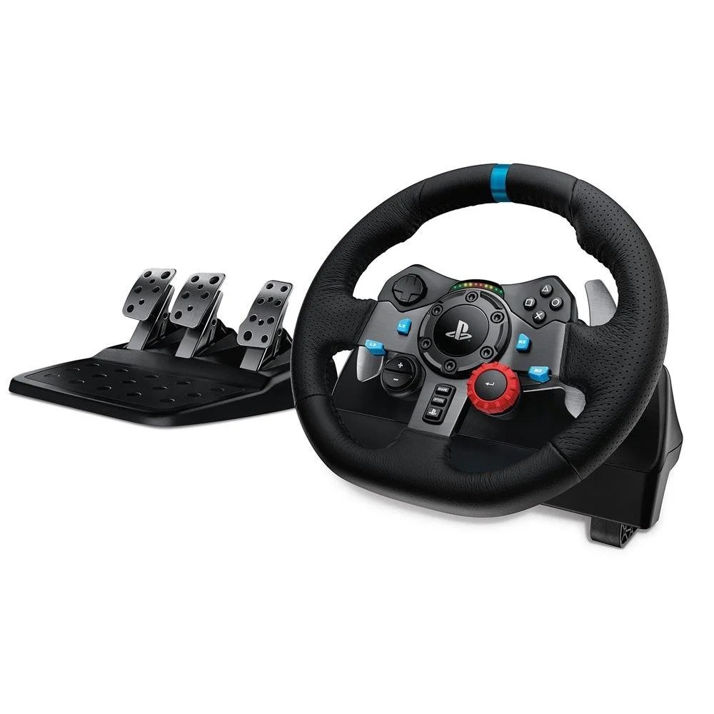 😱 Volante Logitech G29 Driving Force c/ Pedal - PS5, PS4 e PC