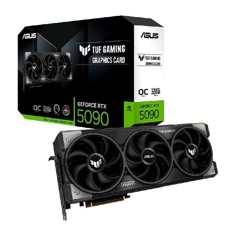 😱 Placa de Vídeo NVIDIA GeForce ASUS RTX 5090 TUF Gaming OC 32GB GDDR7 512Bits TUF-RTX 5090-O32G-GAMING