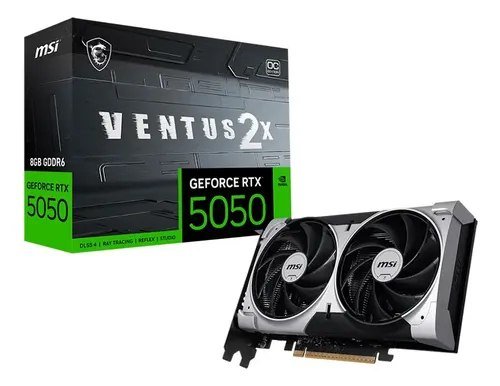 😱 Placa de Vídeo MSI Nvidia GeForce RTX 5050 Ventus 2X OC 8GB GDDR6 128-bit