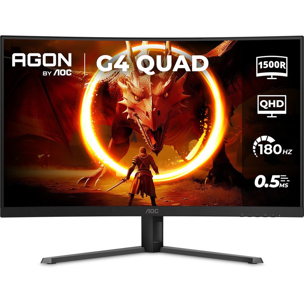 😱 Monitor Gamer Curvo AOC AGON QUAD 32" 180Hz 0