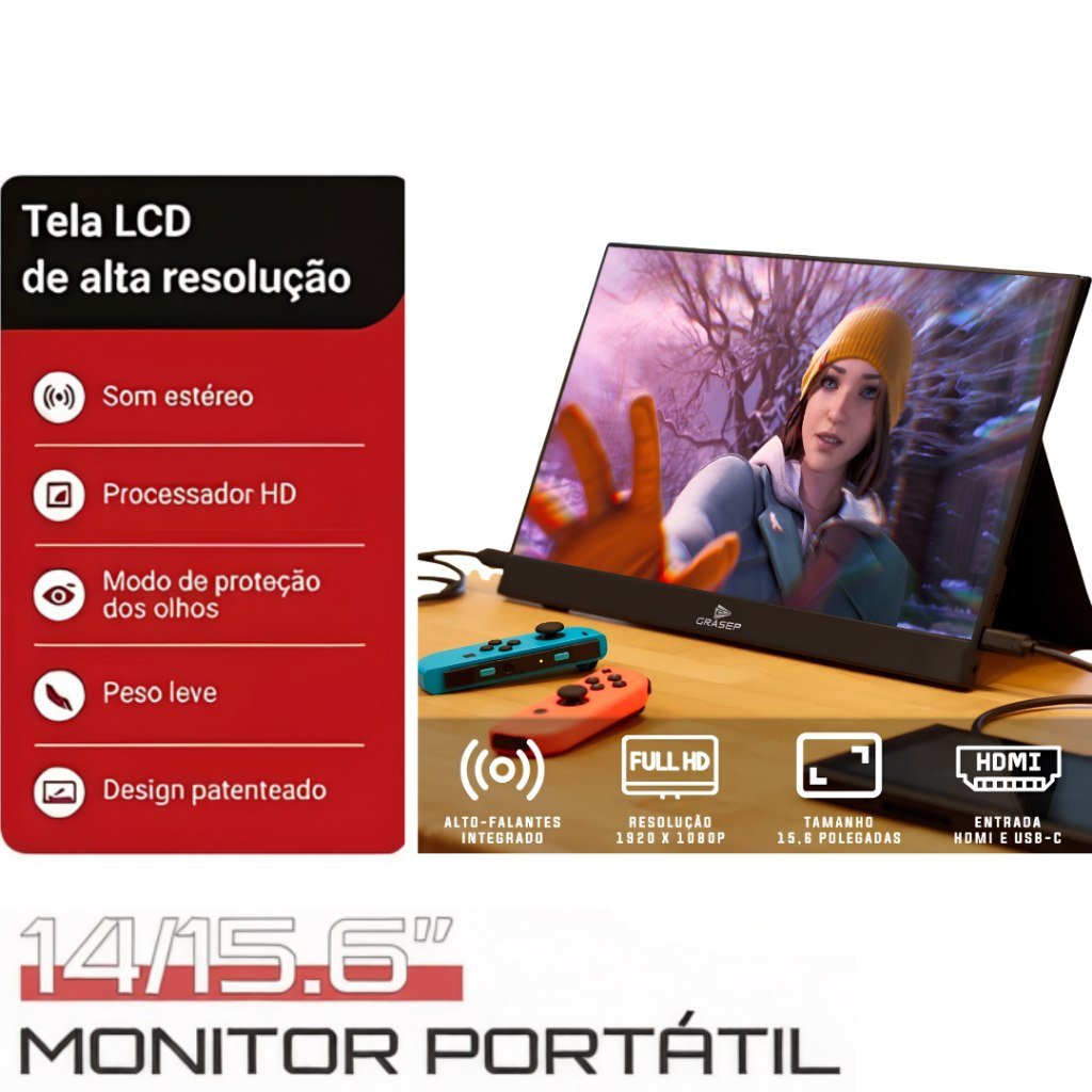 😱 Monitor Portátil IPS 14/15