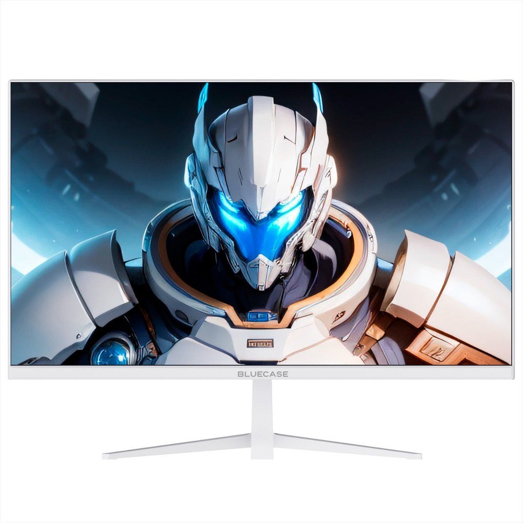😱 Monitor LED 23.8 Bluecase TRACE BM24FH1GCWBX - Full HD, 75Hz, 5ms, VA, Curvo R2800, Frameless - HDMI/VGA - Branco