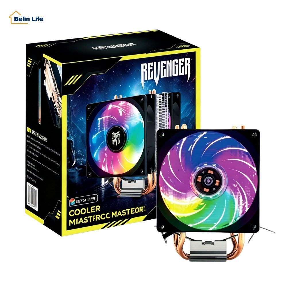 😱 Cooler Processador Fan Duplo RGB 120W Direct Touch G-VR343 Intel AMD
