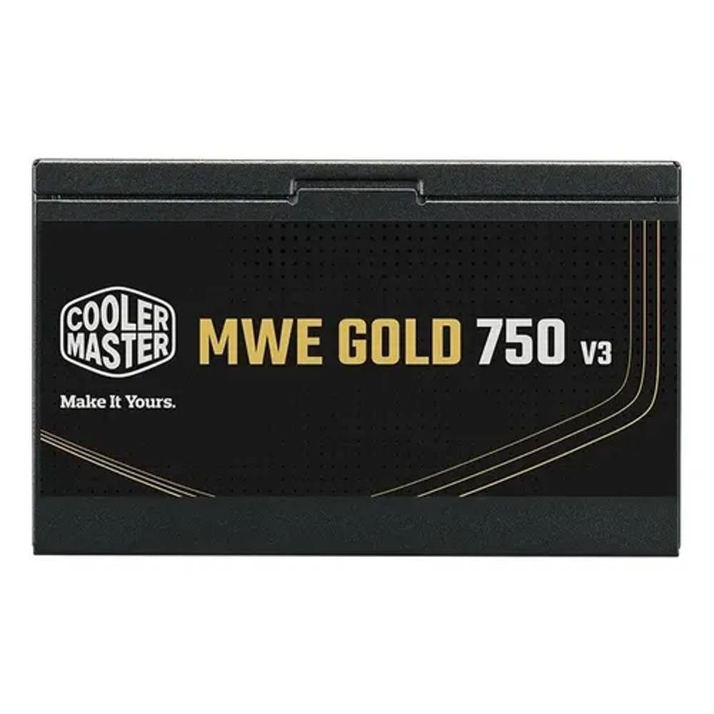 😱 Fonte Cooler Master ATX 3.1 750W MWE Gold 750 V3 PFC Ativo 80 Plus Gold Sem/Cabo