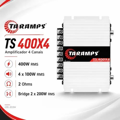 😱 Modulo Taramps 400 Rms Ts-400 Ts400x4 V6