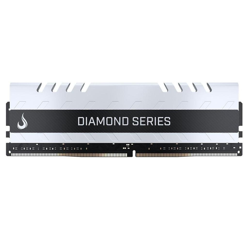 😱 Memória DDR4 Rise Mode Diamond Series, 16GB, 3200MHz, Branca, RM-D4-16GB-3200DW