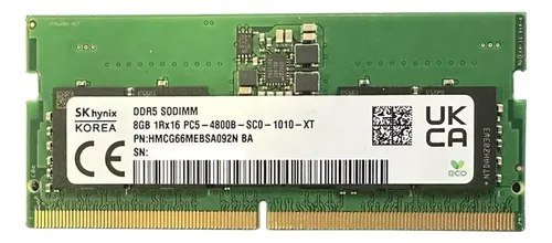 😱 Memória ram DDR5 para Notebook SK Hynix 4800 MHz
