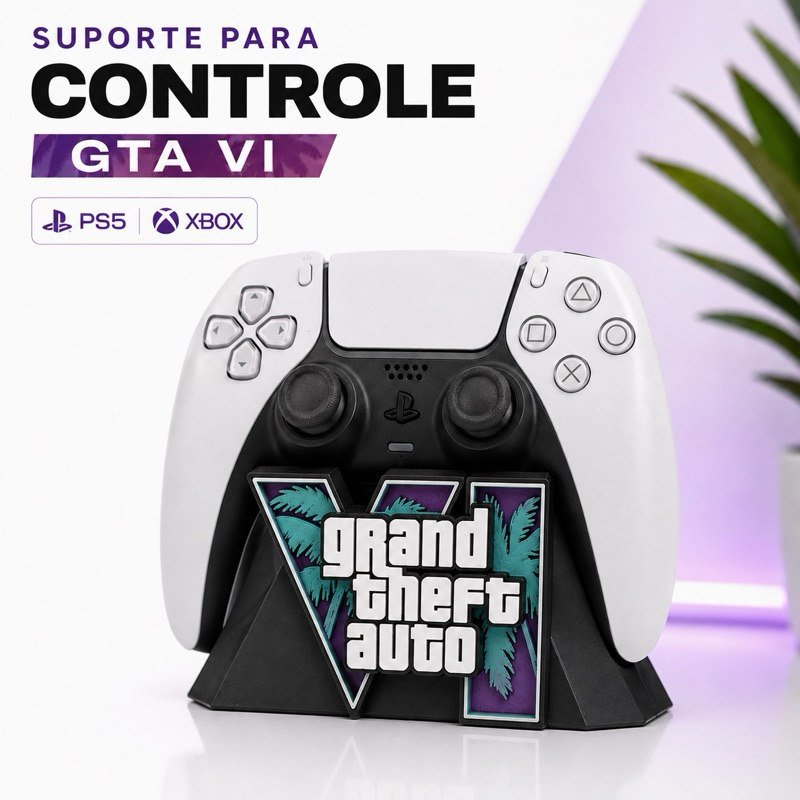 😱 Suporte Gta Vi para Controle Ps5 DualSense ou Xbox Series X|S