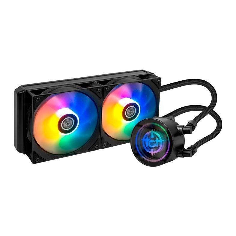 😱 Water Cooler TGT Spartel V2, Rainbow, 240mm, Preto, TGT-SPLV240-BK01