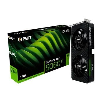 😱 Placa de Vídeo Palit Rtx 5060 Ti Dual Nvidia GeForce, 8Gb