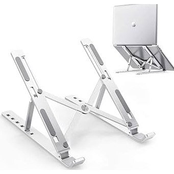 😱 DAGUAN Suporte Para Notebook Base Dobrável de Alumínio Ergonômico Ajustável Fino Portátil Com Estojo