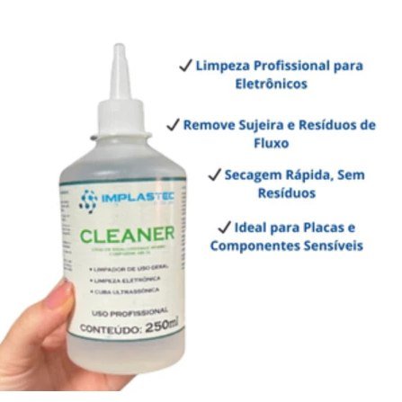 😱 Álcool Isopropílico Limpeza de Placas e Circuitos Eletrônicos PCI 99,5% Pureza