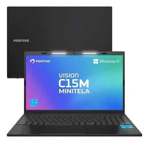 😱 Positivo Vision C15M 15.6" Full HD - 128GB 8GB RAM - Intel Celeron - Tela e Copilot