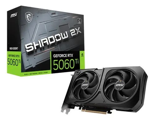 😱 MSI GeForce RTX 5060 Ti 8GB GDDR7 Shadow 2x