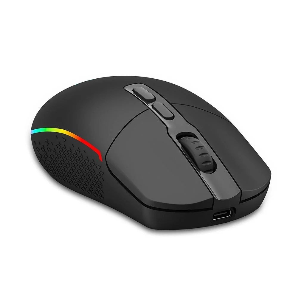 😱 Mouse Gamer Sem Fio Redragon Invader Pro Rgb 10000 Dpi 8 Botoes Wireless Preto M719Rgb Pro