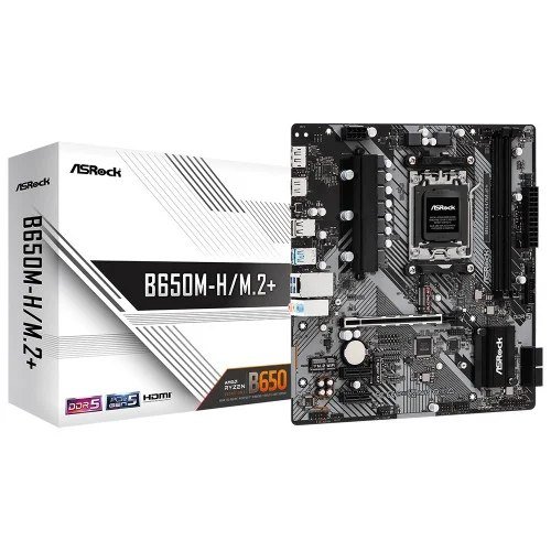 😱 Placa Mae Asrock B650M Hm2 Chipset B650 Amd Am5 Matx Ddr5