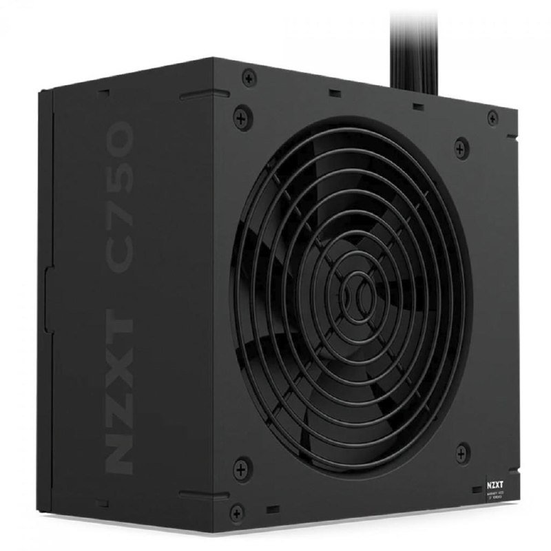 😱 Fonte NZXT C750 Bronze, 750W, 80 Plus Bronze, PFC Ativo, ATX 3.1, Preto, PA-7B3BB-US