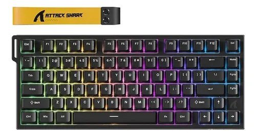 😱 Teclado Mecânico Attack Shark R82he 8000hz Gamer