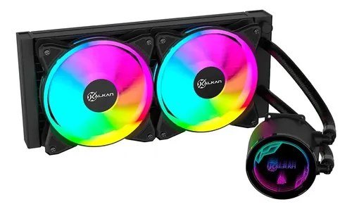 😱 Water Cooler Kalkan Iota V2 240 Rgb 240mm Tdp 250w Preto