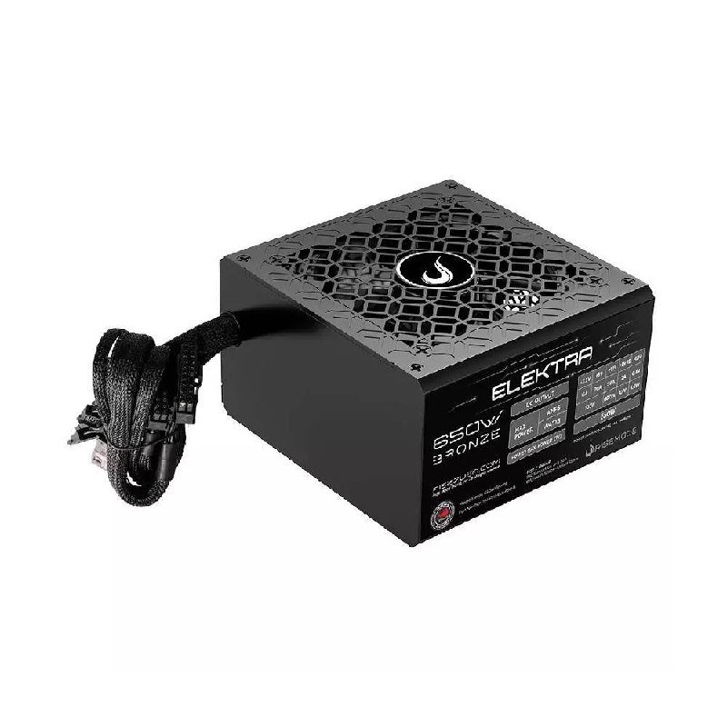 😱 Fonte Gamer Rise Mode Elektra 650W 80 Plus Bronze Pfc Ativo - Rm-Psu-Elk-650-B