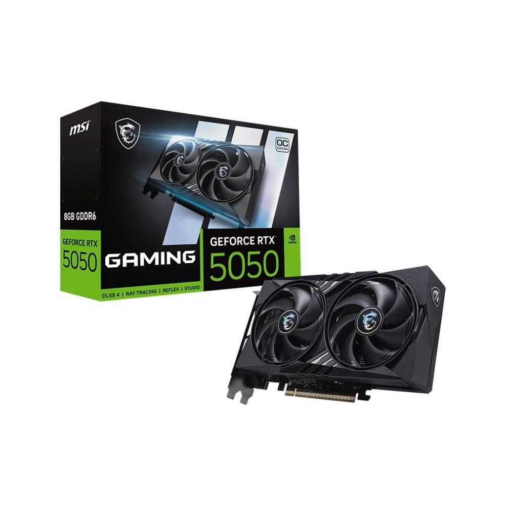 😱 RTX 5050 Placa de Vídeo MSI NVIDIA GeForce RTX 5050 GAMING OC 8G 912-V538-009