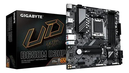 😱 Placa Mãe Gigabyte Amd Am5 B650m Ultra D3hp 4xddr5 Matx Preto